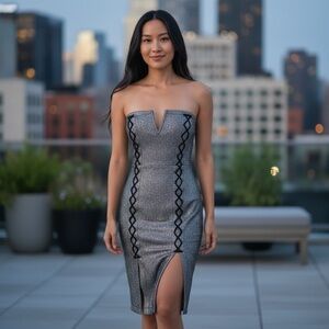 Starlette Sliver Bodycon Dress
New